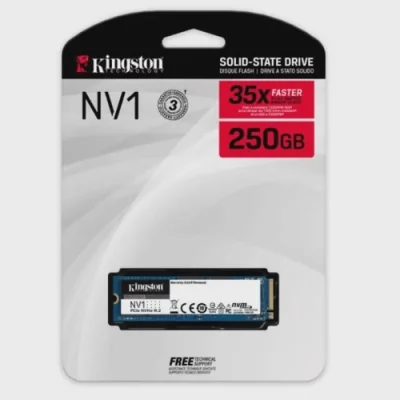 Ssd 250gb Kingston Nv2 M.2 2280 Nvme Pcie 3.0 - Snvs/250g